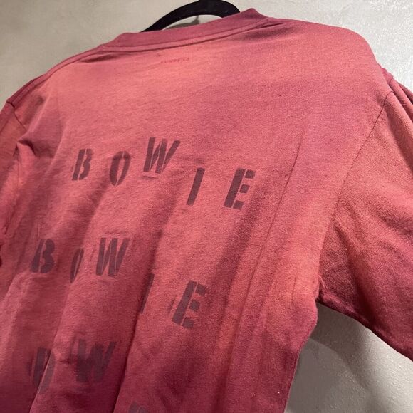 Anine Bing Ida Organic Cotton Bowie Tee Red Medium SAMPLE NEW - Picture 8 of 9